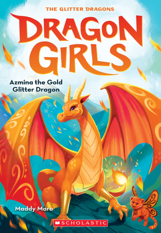 Dragon Girls: vol. 1, Azmina the Gold Glitter Dragon