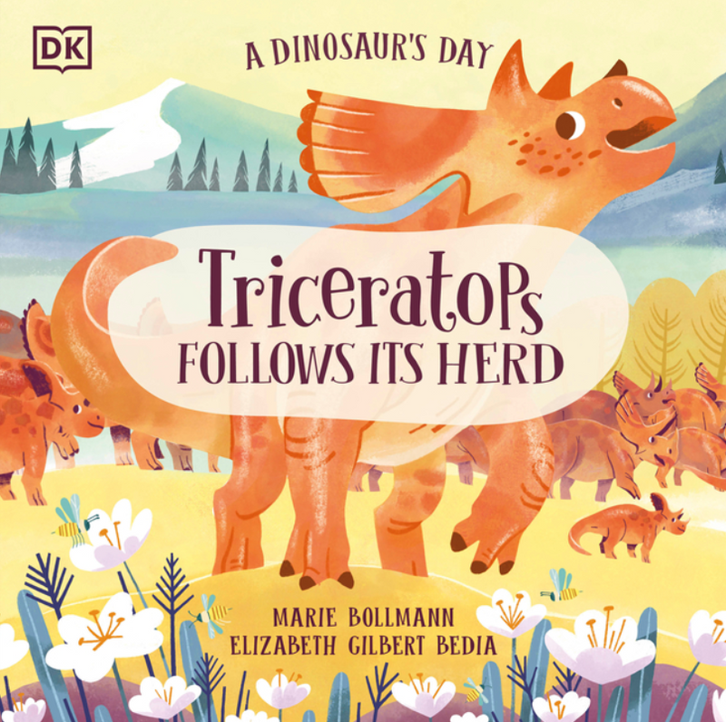 Triceratops Follows Its Herd
