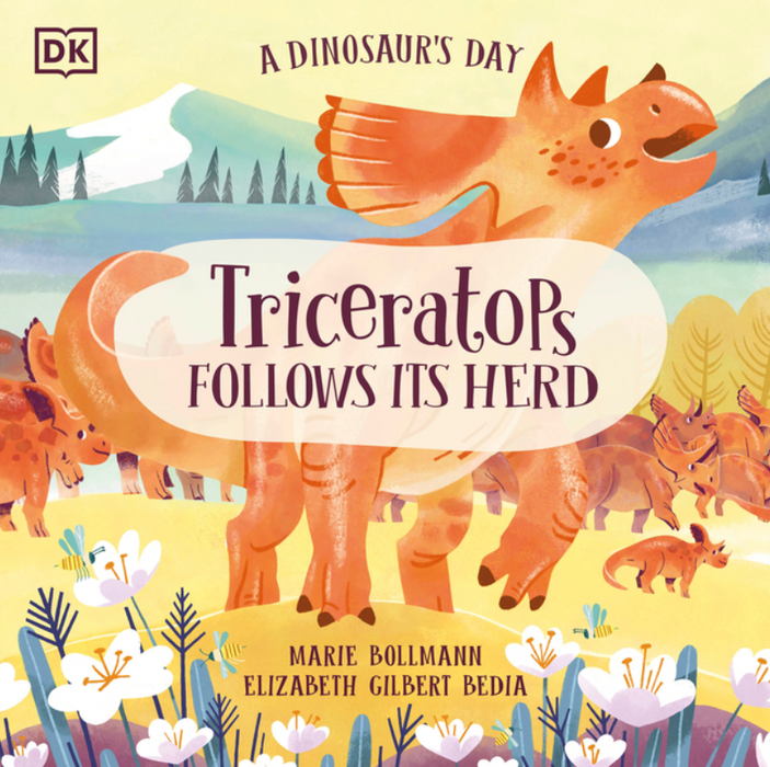 Triceratops Follows Its Herd