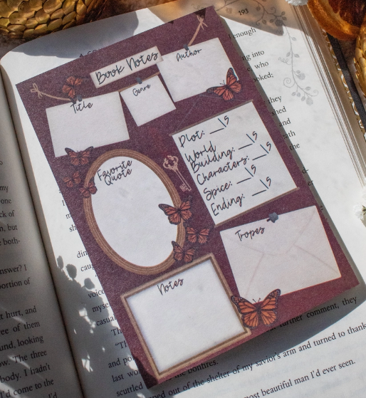 Book Review Stationery