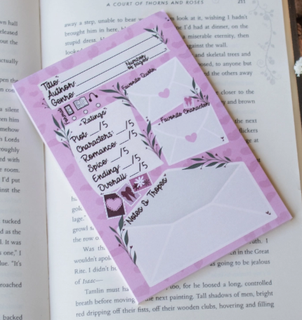 Book Review Stationery