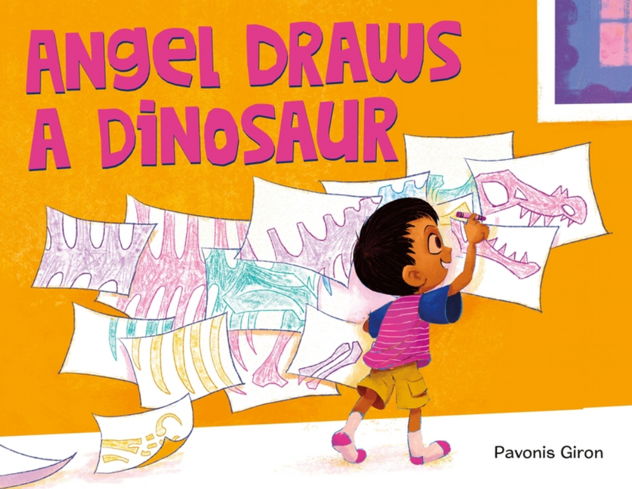 Angel Draws a Dinosaur