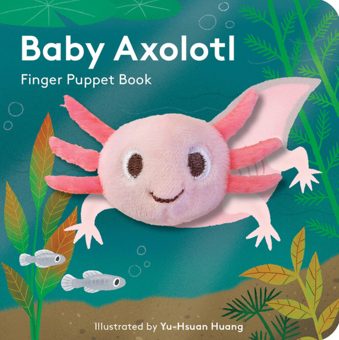 Baby Axolotl Finger Puppet Book