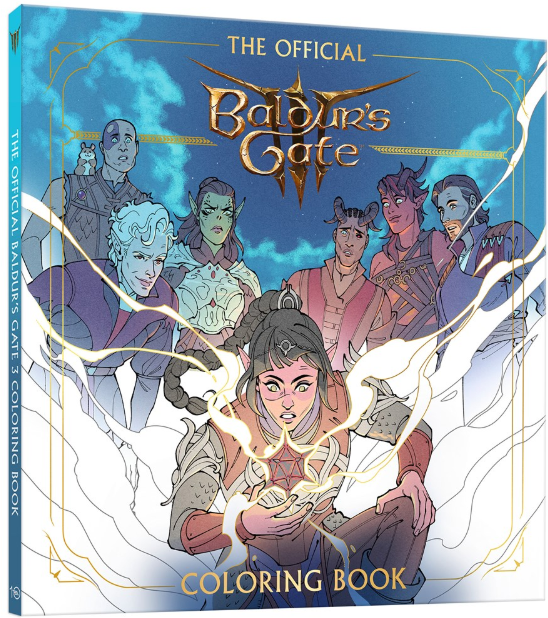 The Official Baldur's Gate 3 Coloring Book