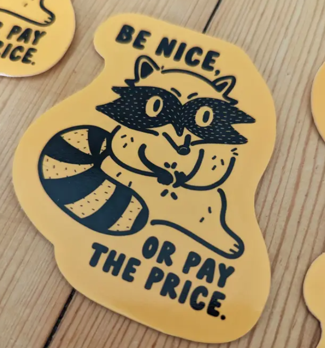 Raccoon Stickers