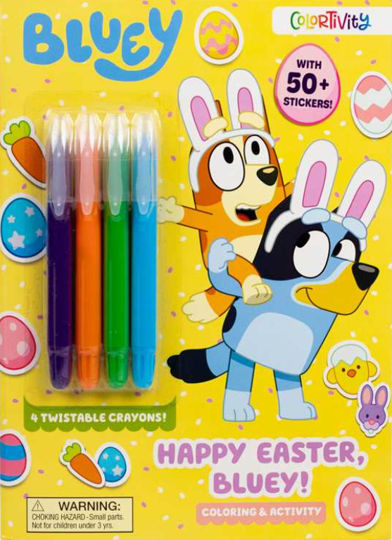 Bluey Colortivity: Happy Easter, Bluey!