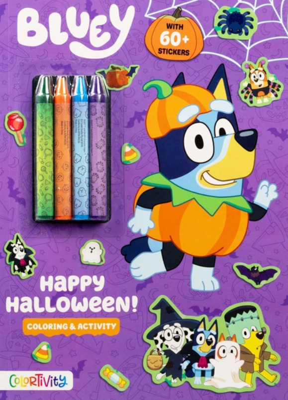 Bluey Colortivity: Happy Halloween!