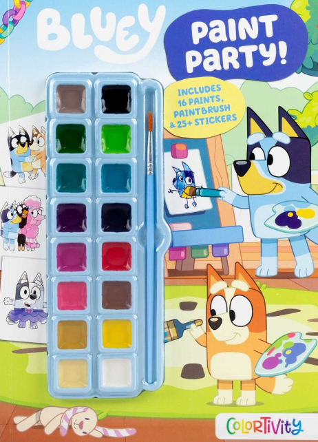 Bluey Colortivity: Paint Party!