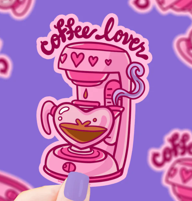 Coffee & Tea Lover Stickers