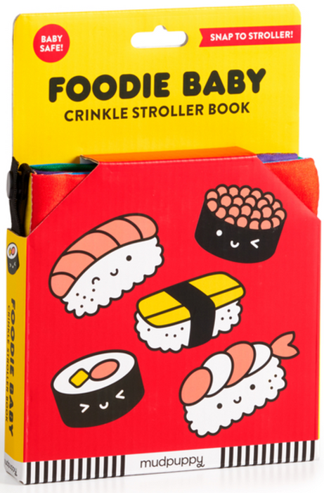 Foodie Baby Crinkle Fabric Stroller Book