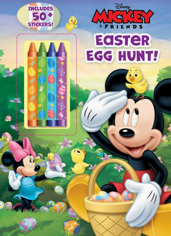 Mickey Mouse Coloring & Activity: Easter Egg Hunt!