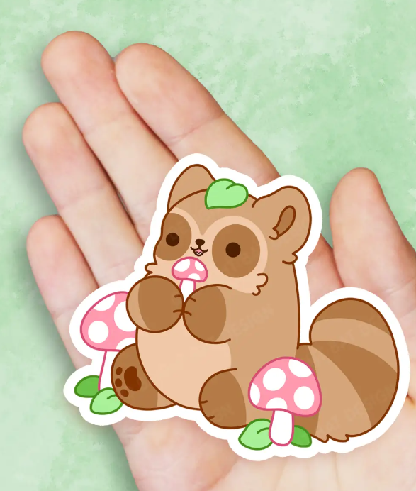 Raccoon Stickers
