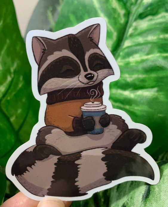 Raccoon Stickers