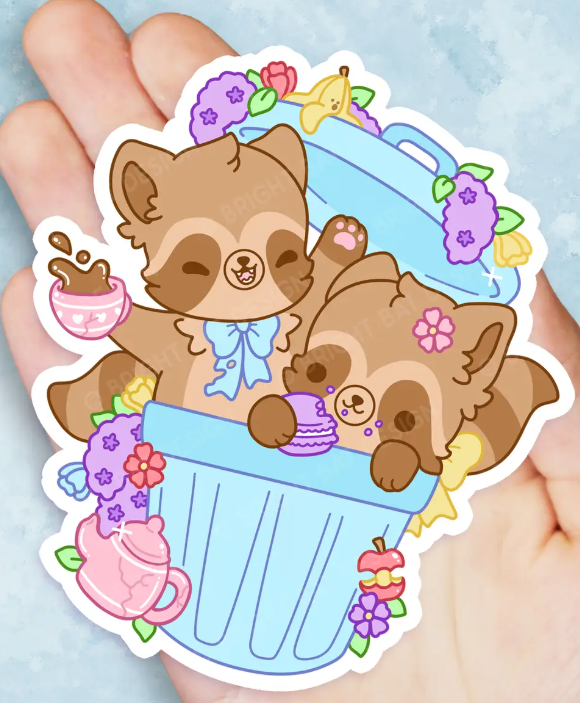 Raccoon Stickers