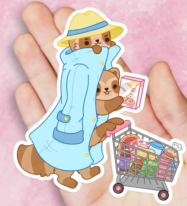 Raccoon Stickers