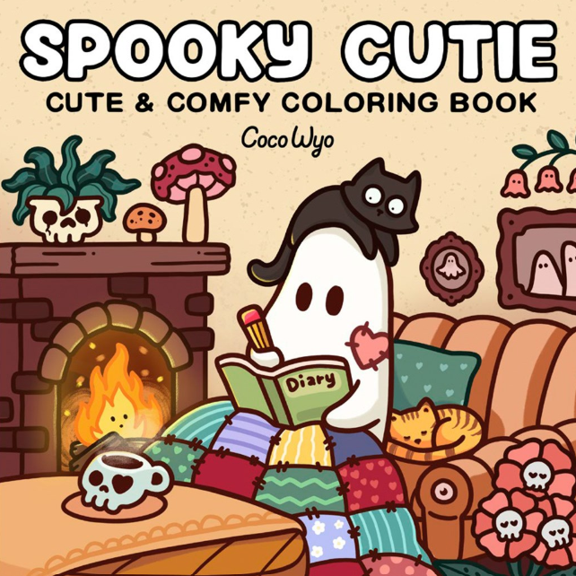 Spooky Cutie Cute & Comfy Coloring Book