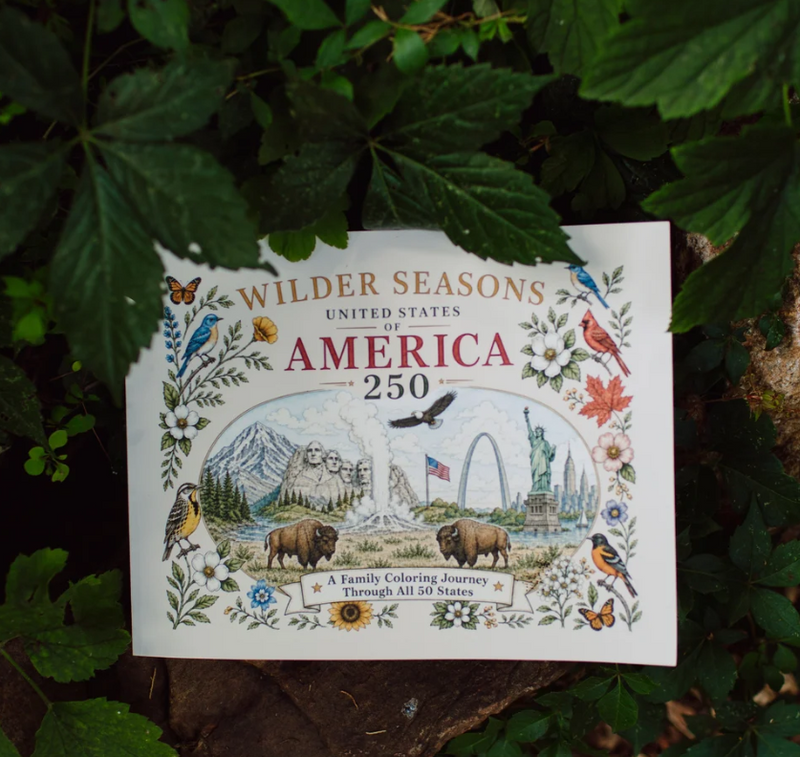 Wilder Seasons: USA 250 Coloring Book