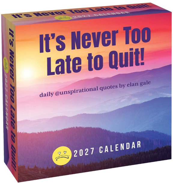 Unspirational 2027 Day-To-Day Calendar