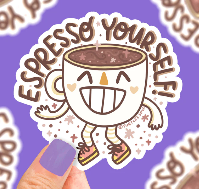 Coffee & Tea Lover Stickers