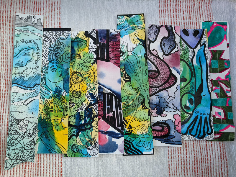 Hand Painted Bookmarks