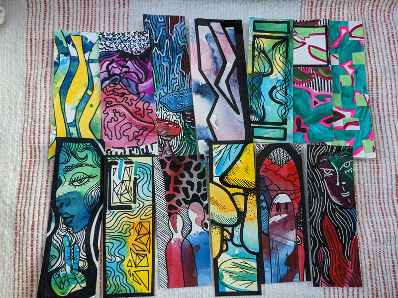Hand Painted Bookmarks