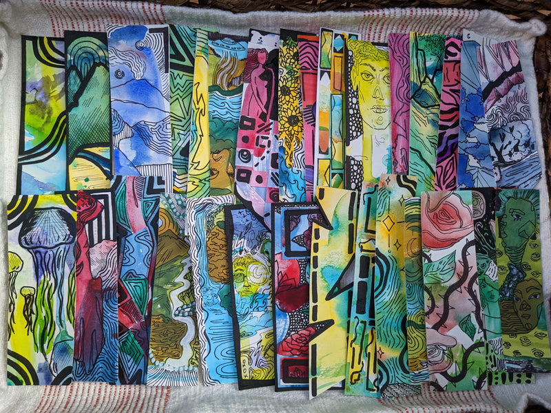 Hand Painted Bookmarks