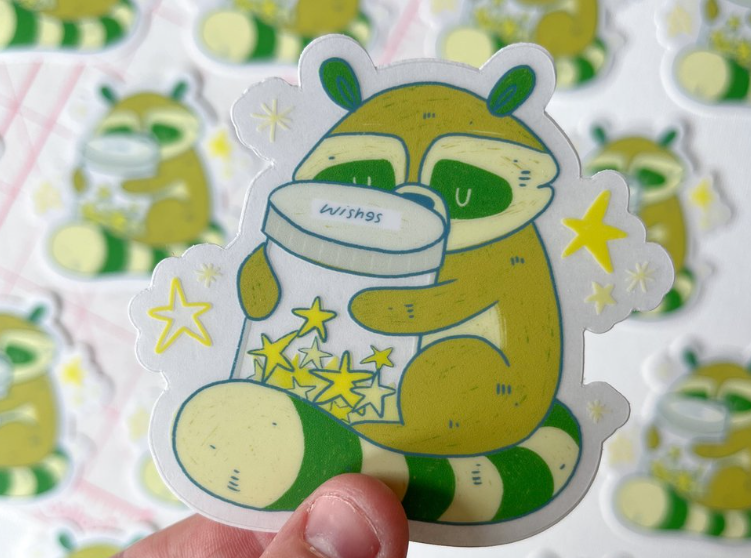 Raccoon Stickers